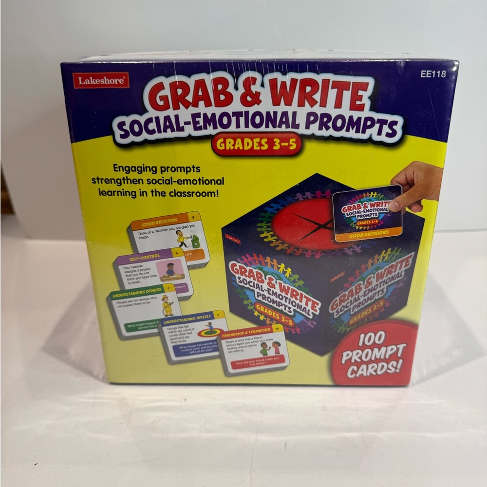 Lakeshore Grab & Write Social-Emotional Prompts | Grades 3-5